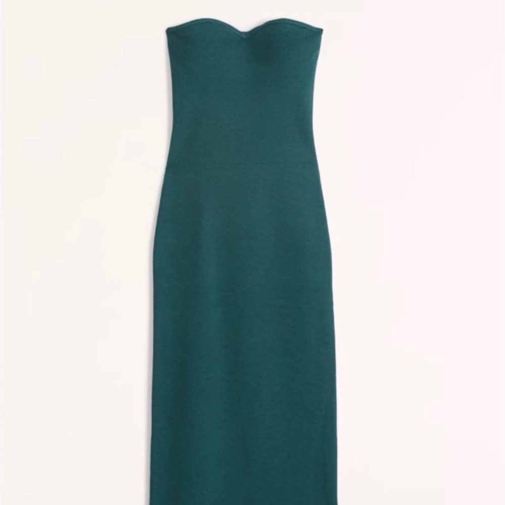 Ambercrombie & Fitch Strapless Knit Midi Dress